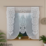 Eleganckie szerokie firany panelowe