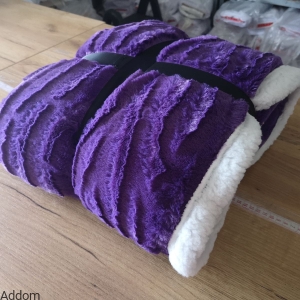 Narzuta pluszowa dwustronna