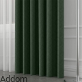 Materiał na zasłony z wyraźną nitką ciemny zielony.jpeg
