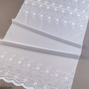 Eleganckie firany haftowane tureckie
