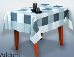 Eleganckie obrusy w kratę 