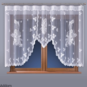 Firany gotowe wysoko wycięte 160x310