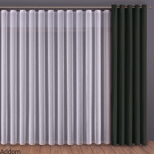 Bawełniany materiał na zasłony 140 cm
