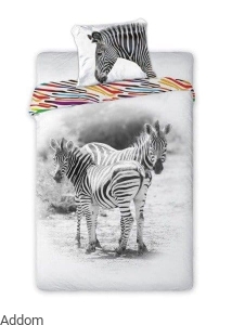 Pościel bawełniana zebra
